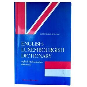 English–Luxembourgish Dictionary - 1995
